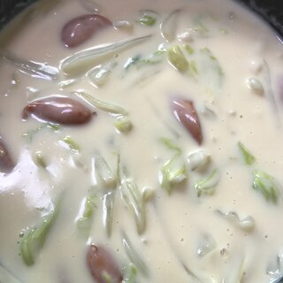 トロトロ白菜のヘルシー豆乳シチュー